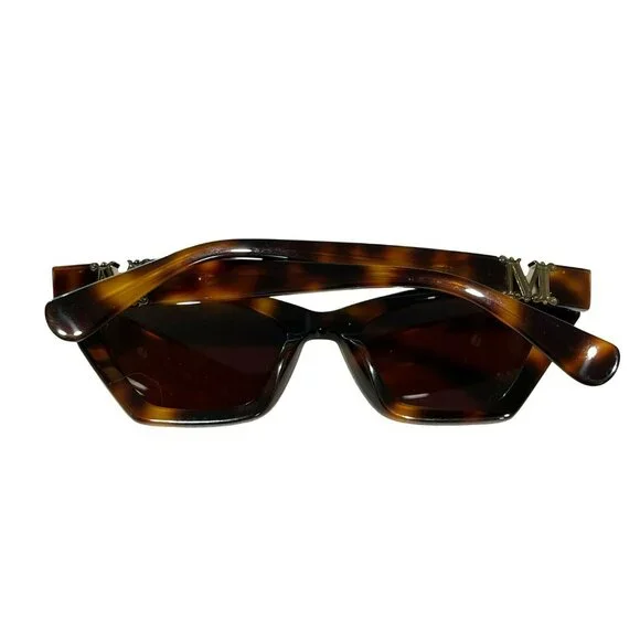 Max Mara Tortoiseshell Cat Eye Sunglasses MM0057 52E With Case & Cloth New - Picture 7 of 7